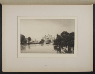 Un rincón tranquilo en la laguna Oeste de Charles Frederick William Mielatz
