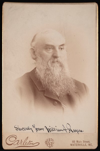 Retrato de William Augustus Rogers 1832-1898, antes de 1898 de Charles G Carleton