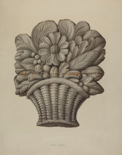 Ornamento Tallado de Charles Garjian