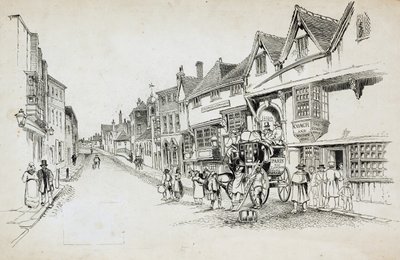 High Street, Canterbury, Kent de Charles George Harper
