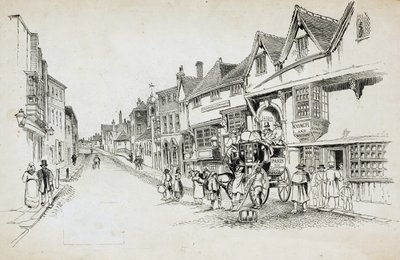 High Street, Canterbury, Kent, 1892-1933 de Charles George Harper
