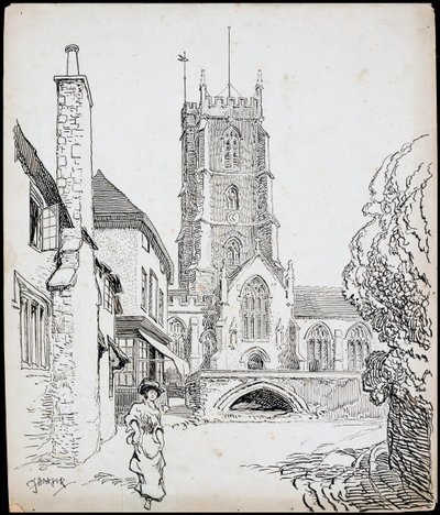 Iglesia Prioral de San Jorge, Dunster, Somerset, 1892-1933 de Charles George Harper