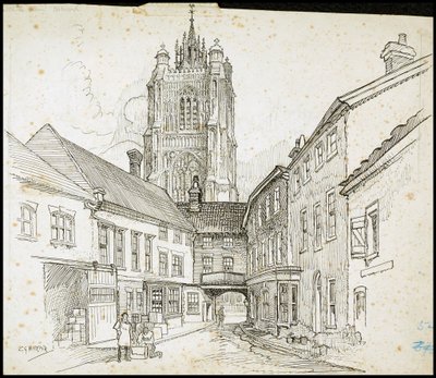 Calle de San Pedro, Norwich, Norfolk, 1892-1933 de Charles George Harper