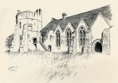 Castillo de Stokesay, c. 1893, 1894 de Charles George Harper