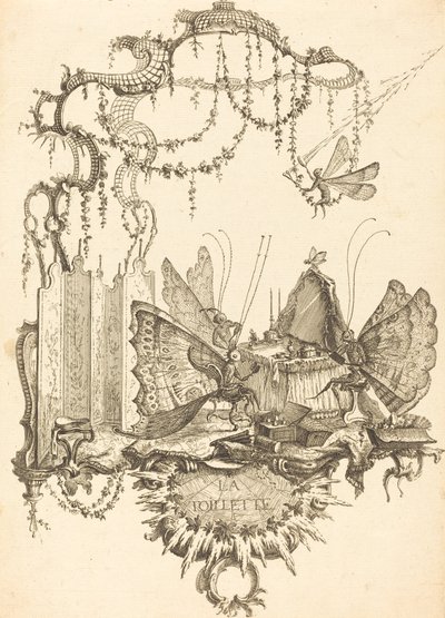 El tocador de Charles Germain de Saint Aubin