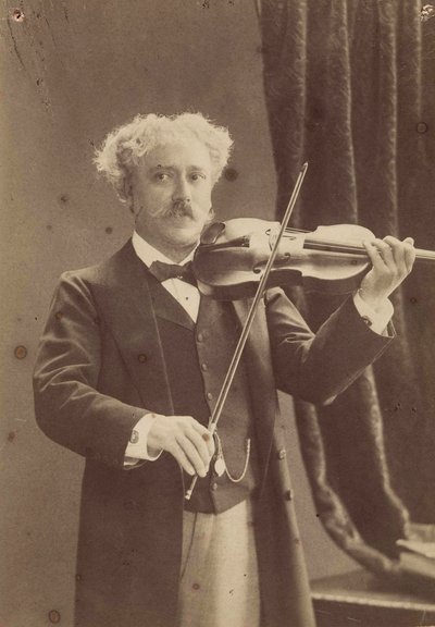 Retrato del violinista y compositor Pablo de Sarasate 1844-1908, c. 1890 de Charles Gerschel