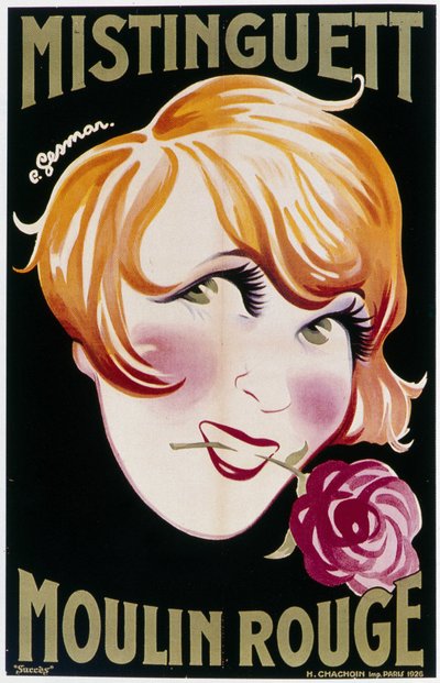 Mistinguett en el Moulin Rouge de Charles Gesmar