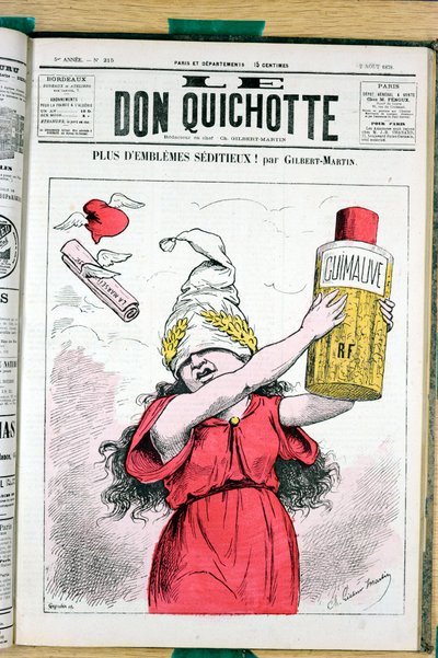 Portada de "Don Quijote", número 215, Satírico en Colores de Charles Gilbert Martin