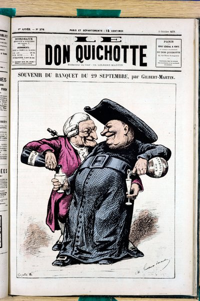 Portada de "El Don Quijote", número 276, Satírico en Colores de Charles Gilbert Martin
