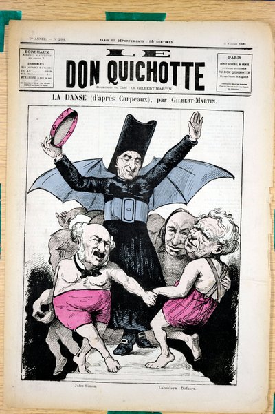 Portada de "Don Quijote", número 294, Satírico en Colores de Charles Gilbert Martin