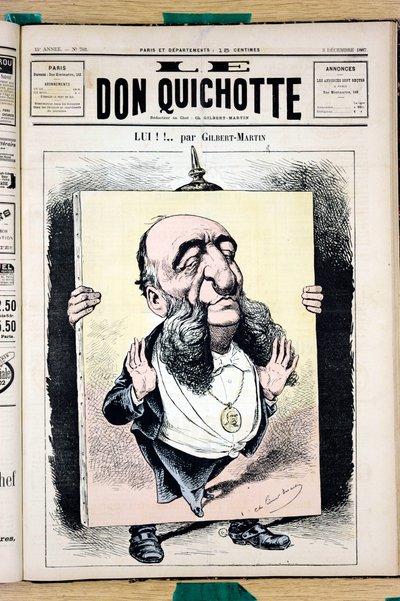 Portada de "El Don Quijote", número 702, Satírico en Colores de Charles Gilbert Martin