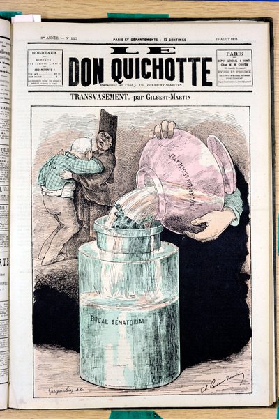 Portada de "El Don Quijote", número 113, Satírico en Colores de Charles Gilbert Martin