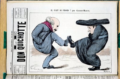 Portada de "Don Quijote", número 287, Satírico en Colores de Charles Gilbert Martin
