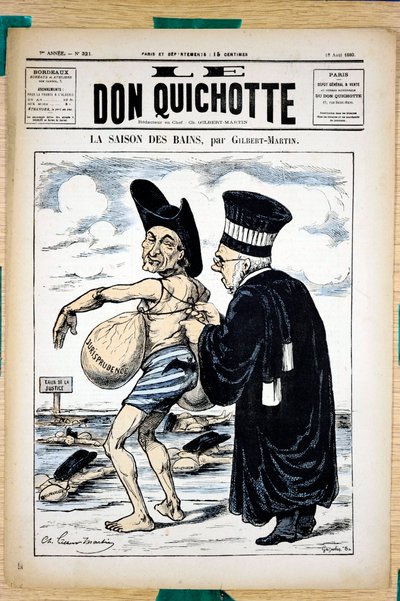 Portada de "Don Quijote", número 321, Satírico en Colores de Charles Gilbert Martin