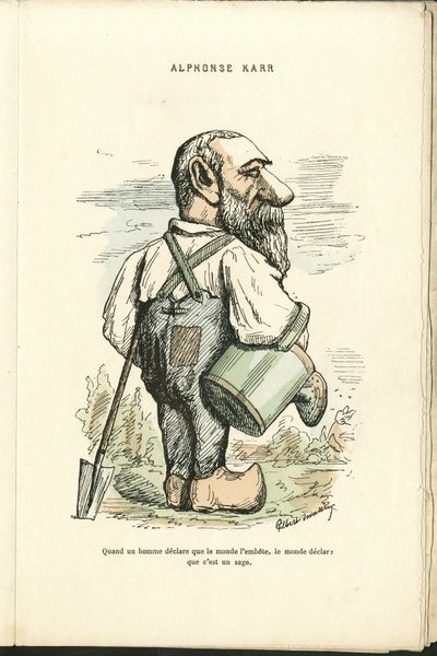 Ilustración de Charles Gilbert-Martin (1839-1905) en Contemporary Grimaces de Charles Gilbert Martin