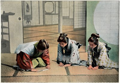 Una ceremonia en Japón, c. 1890 de Charles Gillot