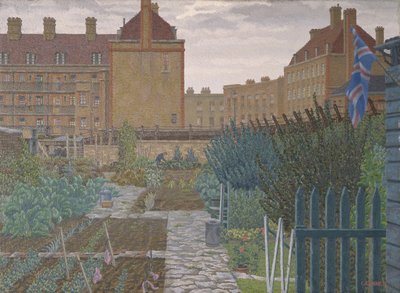 Huerto de Bethnal Green de Charles Ginner