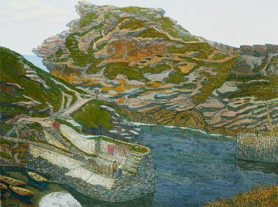 Puerto de Boscastle de Charles Ginner