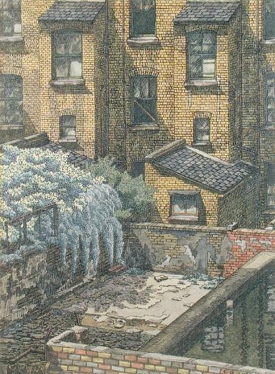 Casas abandonadas, Pimlico de Charles Ginner