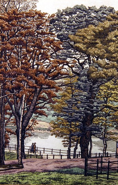 Estanques de Highgate de Charles Ginner