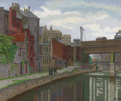 Casas antiguas, Bath de Charles Ginner