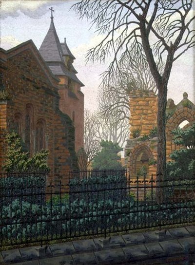 Iglesia de San Juan, Chester de Charles Ginner