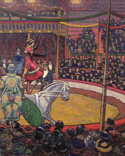 El circo, c.1913 (óleo sobre lienzo) de Charles Ginner