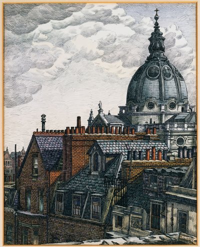 Cúpula del Oratorio de Brompton de Charles Ginner