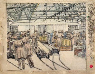 The Filling Factory, Hereford de Charles Ginner