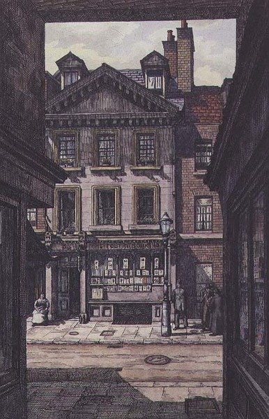 Librería de poesía de Charles Ginner