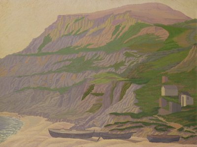 Wear Cliffs, Dorset de Charles Ginner