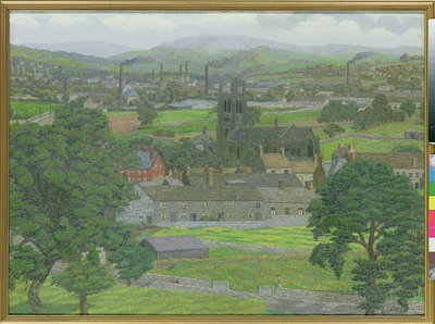 Iglesia de Yeadon, cerca de Leeds de Charles Ginner