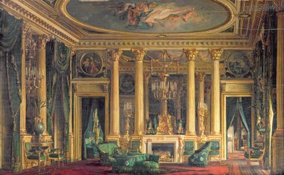 Un salón en el Hotel de Monsieur Basile Parent, Place Vendome, París, 1866 de Charles Giraud