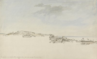 Lisboa, desde el Convento de San Francisco da Citadel, 1774 de Charles Gore