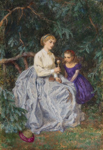 Una lección al aire libre de Charles Green