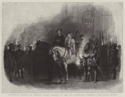 Aspectos Históricos de Hampton Court, Eduardo VI y el Protector Somerset, La Alarma Nocturna de Charles Green