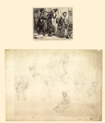 Ilustración para La tienda de antigüedades de Charles Dickens de Charles Green