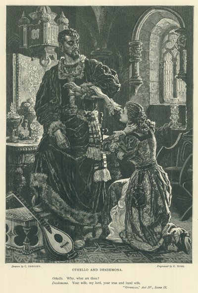 Ilustración para Otelo de Charles Gregory