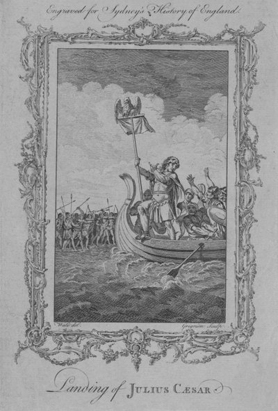 Desembarco de Julio César, 1773 de Charles Grignion