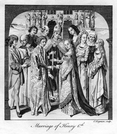 Matrimonio de Enrique VI, 1445, siglo XVIII de Charles Grignion