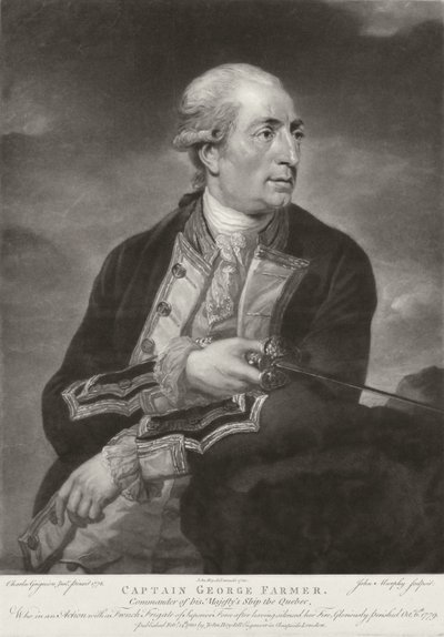 Retrato de George Farmer (1732-79) Capitán del HMS 
