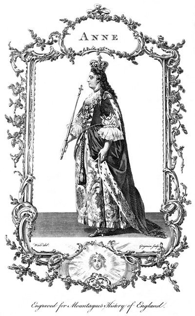 Reina Ana 1665-1714 de Charles Grignion