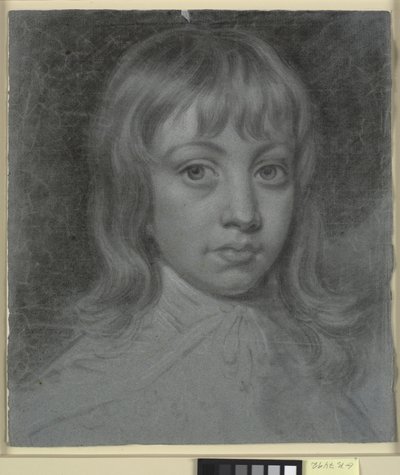 Retrato de Thomas Waller de niño, de frente a la izquierda de Charles Grignion d.Y.