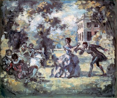 Escena amorosa de Charles Guerin