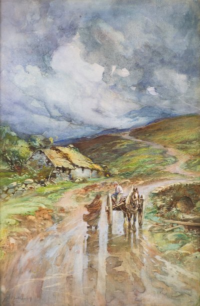 Una tormenta en las Tierras Altas de Charles Gustav Louis Phillips