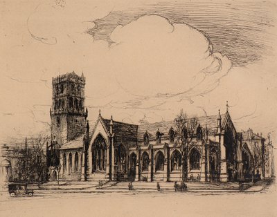 City Churches, Dundee (grabado) de Charles Gustav Louis Phillips