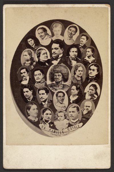 La Familia Real, Papeete, Tahití de Charles Gustave Spitz