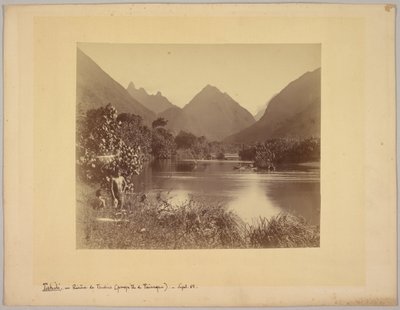 Tahiti. Río de Taubira (península de Taïarapu) de Charles Gustave Spitz