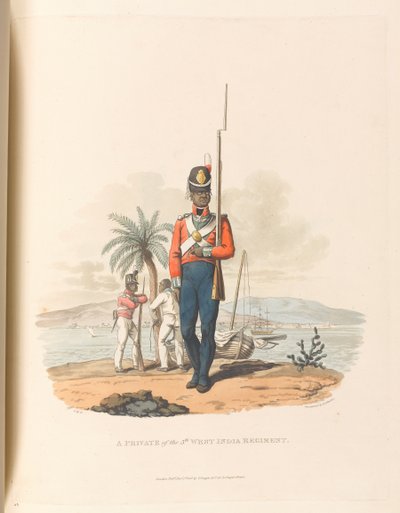 Un soldado del 5º Regimiento de las Indias Occidentales de Charles Hamilton (after) Smith