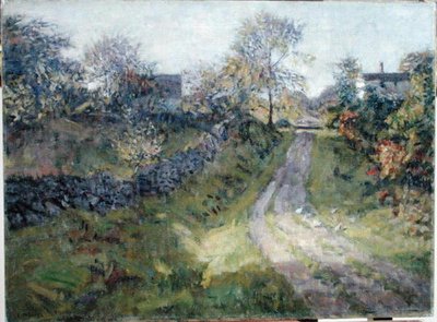 Camino en la ladera, Mystic, Connecticut de Charles Harold Davis